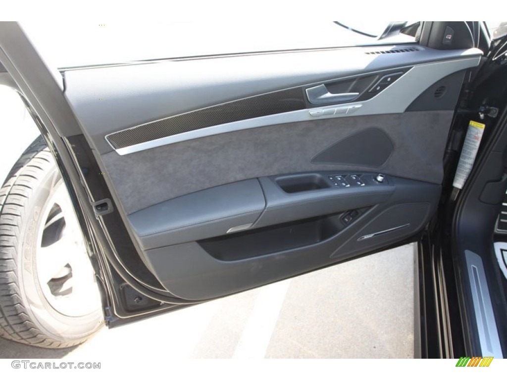 2013 Audi S8 4.0 TFSI quattro Sedan Black Door Panel Photo #72148059