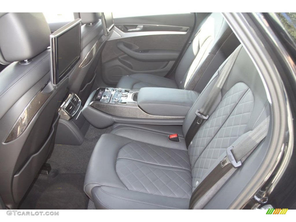 Black Interior 2013 Audi S8 4.0 TFSI quattro Sedan Photo #72148128