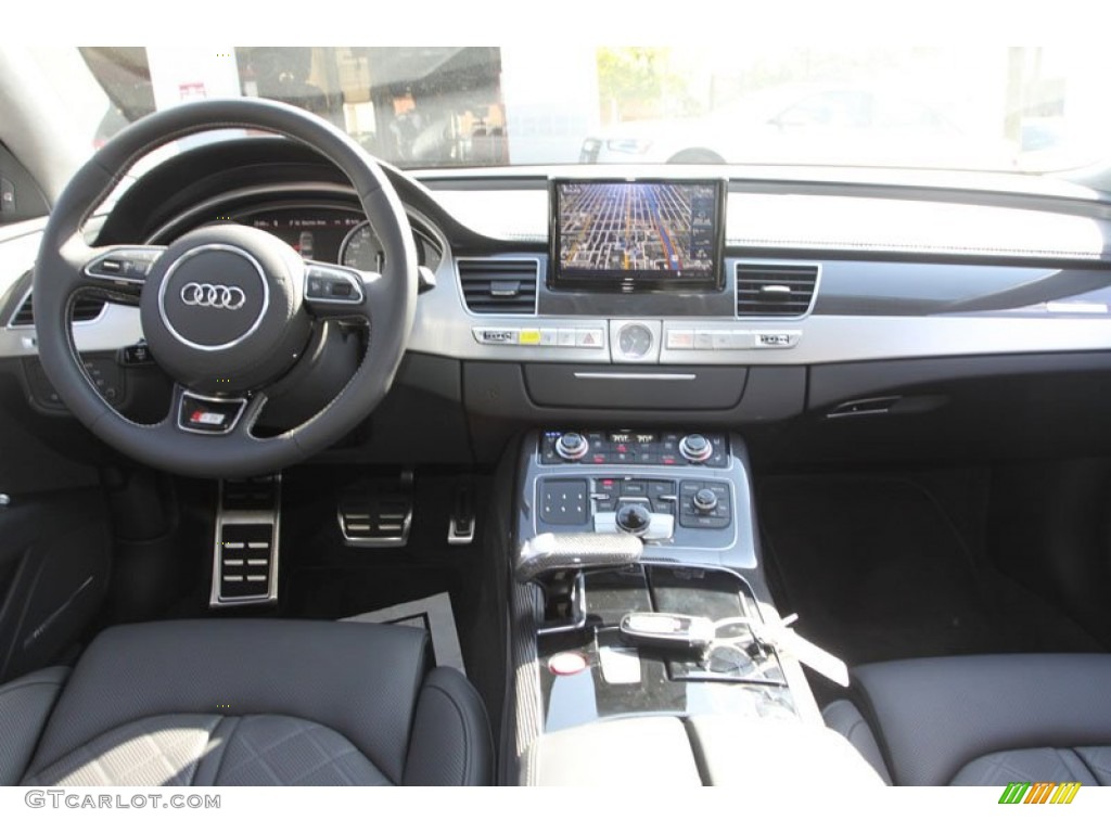 2013 Audi S8 4.0 TFSI quattro Sedan Black Dashboard Photo #72148233