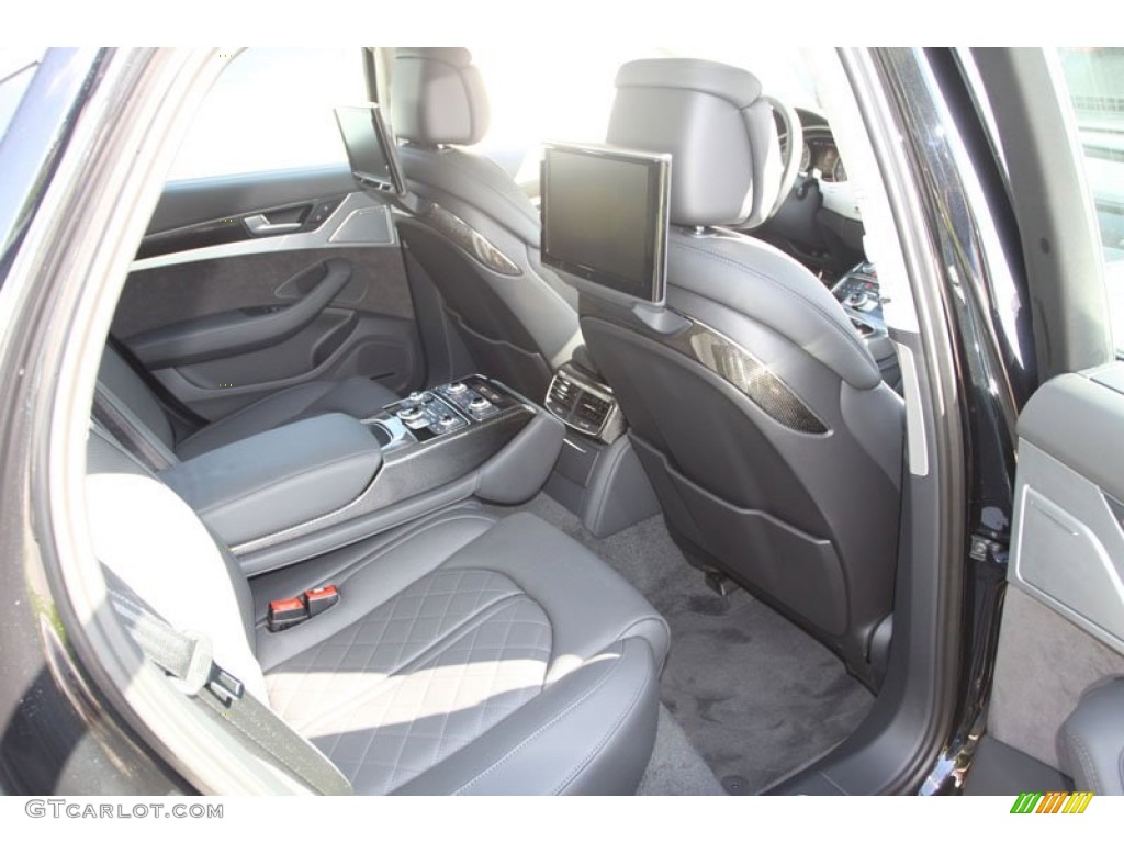 Black Interior 2013 Audi S8 4.0 TFSI quattro Sedan Photo #72148446