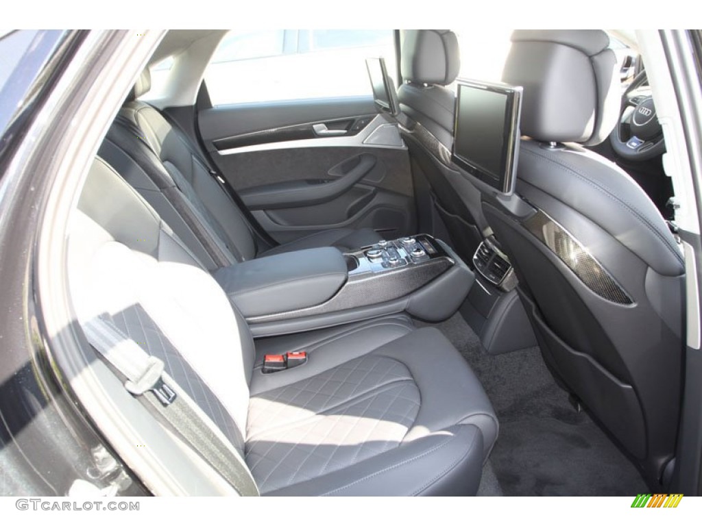 Black Interior 2013 Audi S8 4.0 TFSI quattro Sedan Photo #72148458