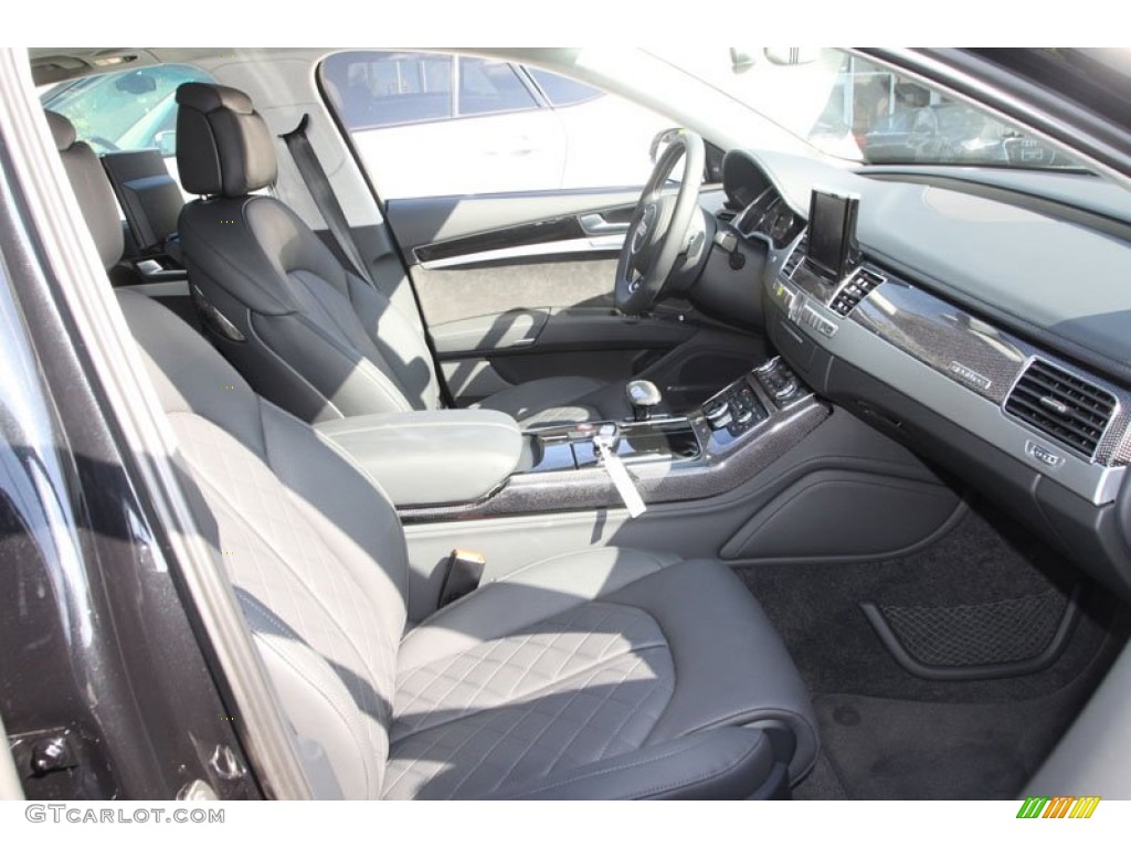 Black Interior 2013 Audi S8 4.0 TFSI quattro Sedan Photo #72148494