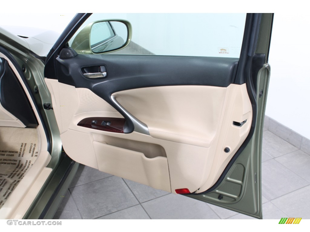 2006 IS 250 AWD - Desert Sage Metallic / Cashmere Beige photo #13