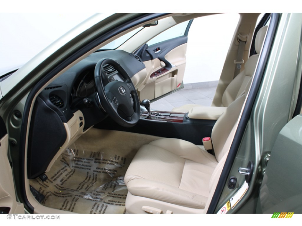 2006 IS 250 AWD - Desert Sage Metallic / Cashmere Beige photo #18