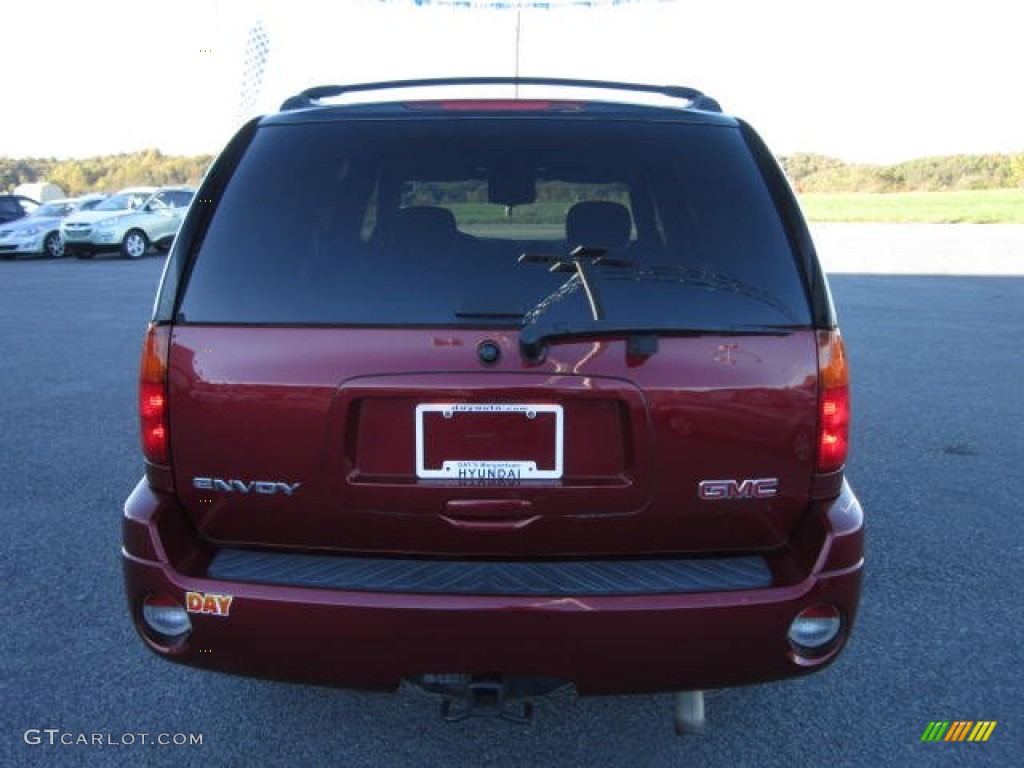 2007 Envoy SLE 4x4 - Cranberry Red Metallic / Ebony photo #6
