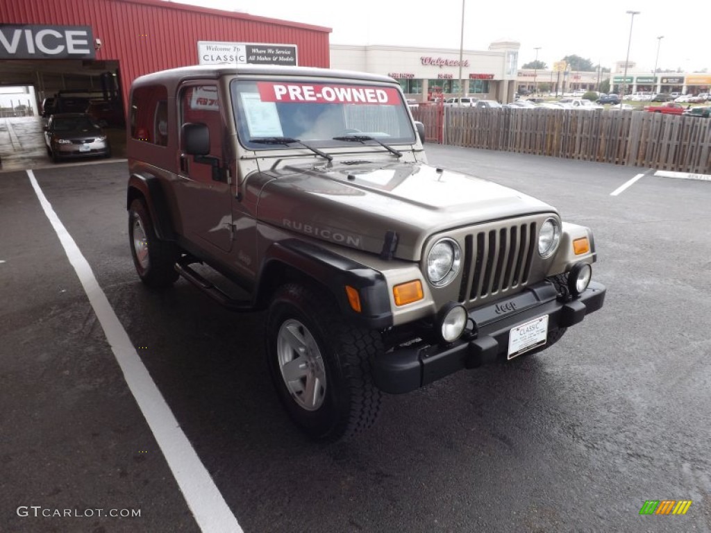 2006 Wrangler Unlimited Rubicon 4x4 - Light Khaki Metallic / Khaki photo #7