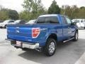 2013 Blue Flame Metallic Ford F150 XLT SuperCab 4x4  photo #6