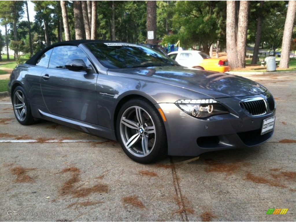 2009 M6 Convertible - Stratus Grey Metallic / Sepang Merino Leather photo #2