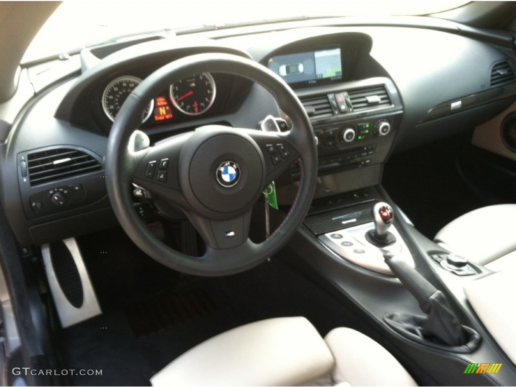 2009 M6 Convertible - Stratus Grey Metallic / Sepang Merino Leather photo #24