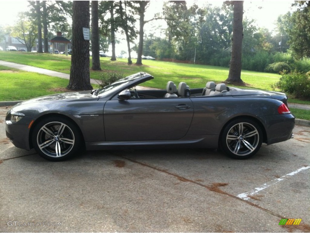 2009 M6 Convertible - Stratus Grey Metallic / Sepang Merino Leather photo #31