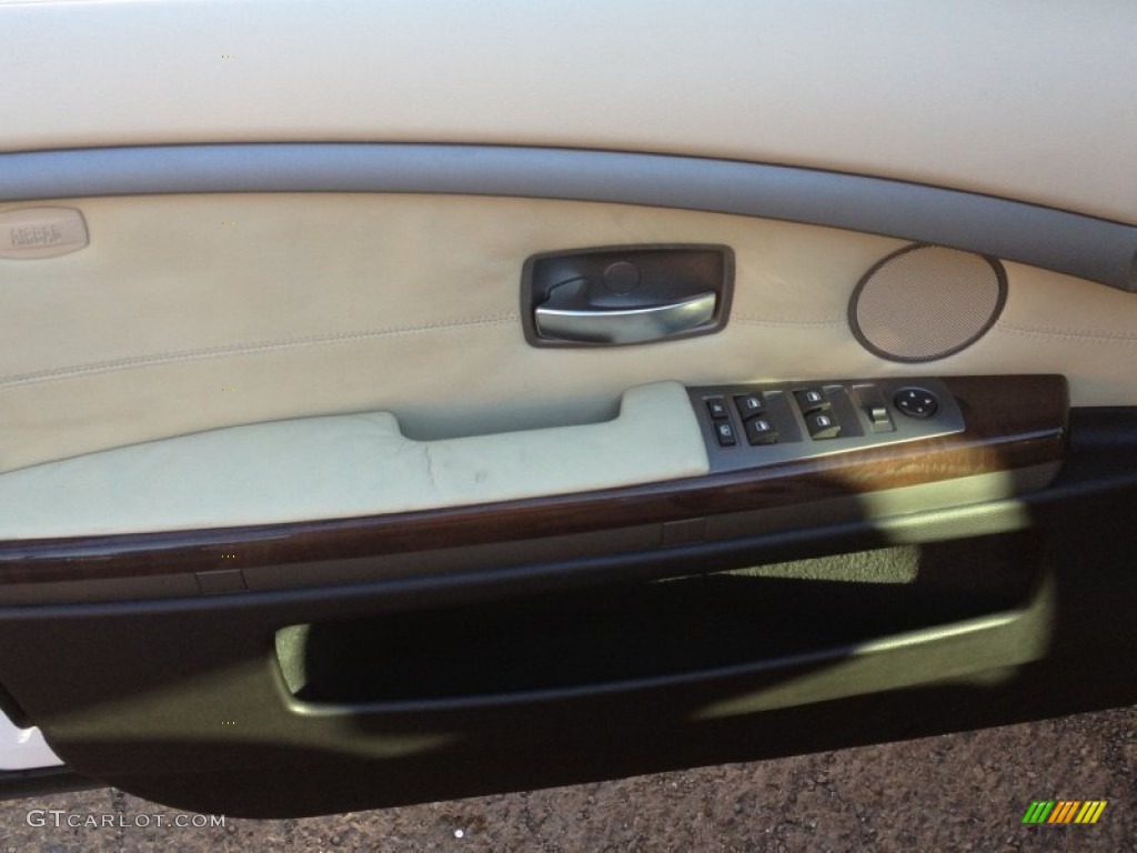 2003 7 Series 745Li Sedan - Alpine White / Dark Beige/Beige III photo #7