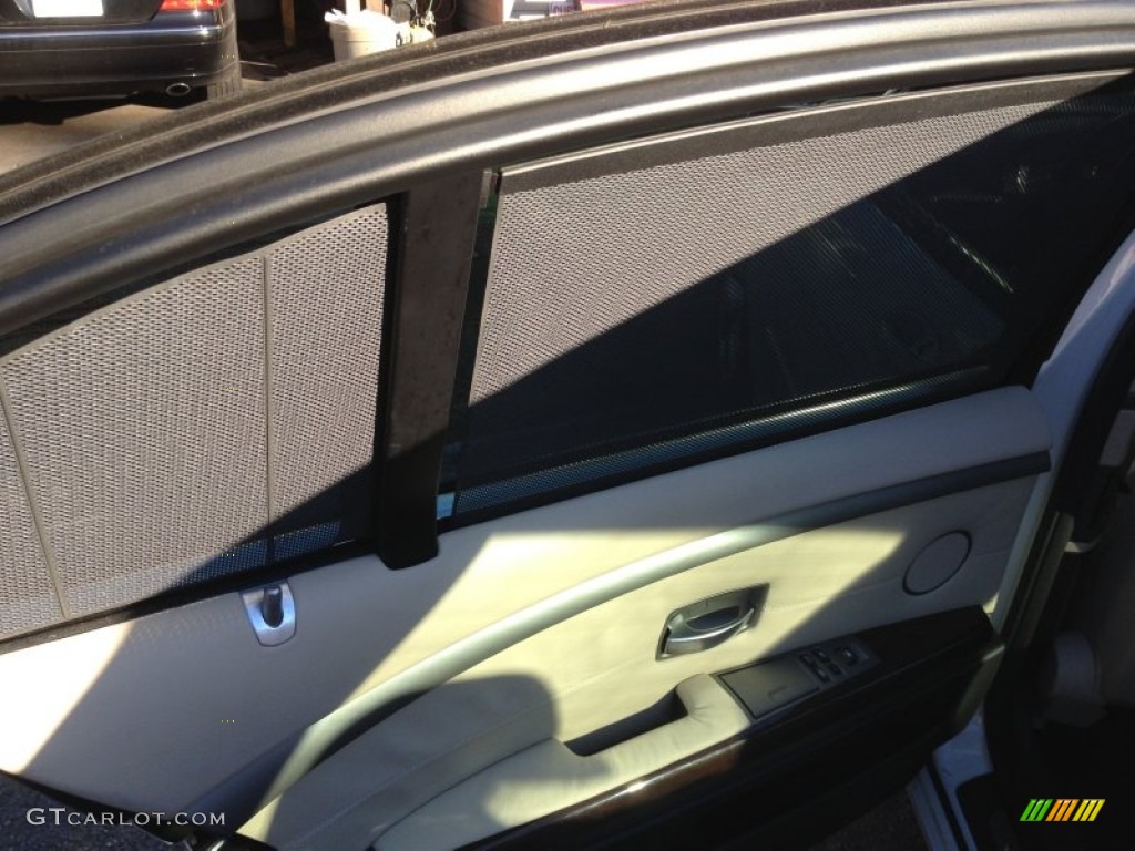 2003 7 Series 745Li Sedan - Alpine White / Dark Beige/Beige III photo #23