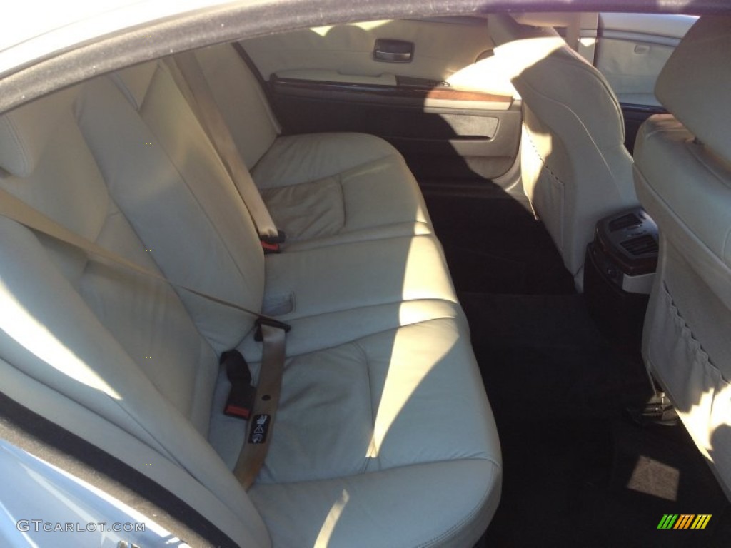 2003 7 Series 745Li Sedan - Alpine White / Dark Beige/Beige III photo #29