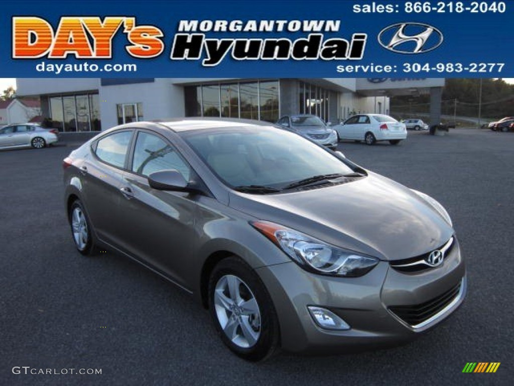 2013 Elantra GLS - Desert Bronze / Beige photo #1