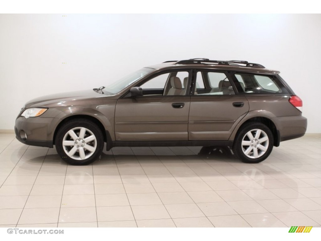 2009 Outback 2.5i Special Edition Wagon - Deep Bronze Metallic / Warm Ivory photo #4