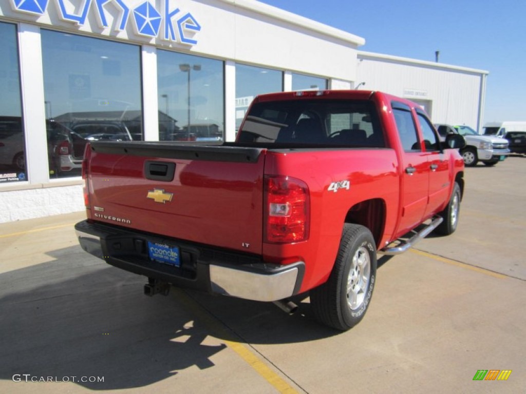 2008 Silverado 1500 LT Crew Cab 4x4 - Victory Red / Ebony photo #15