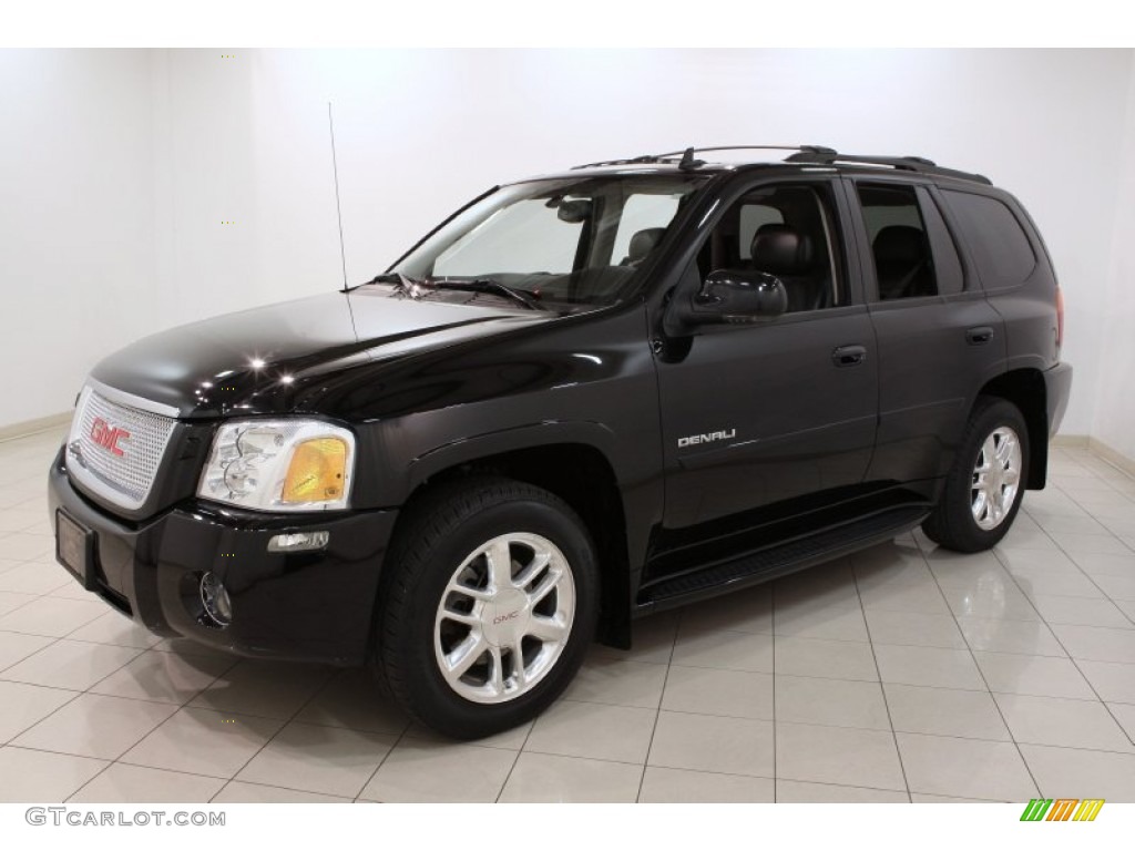 Black 2009 GMC Envoy Denali 4x4 Exterior Photo #72153657