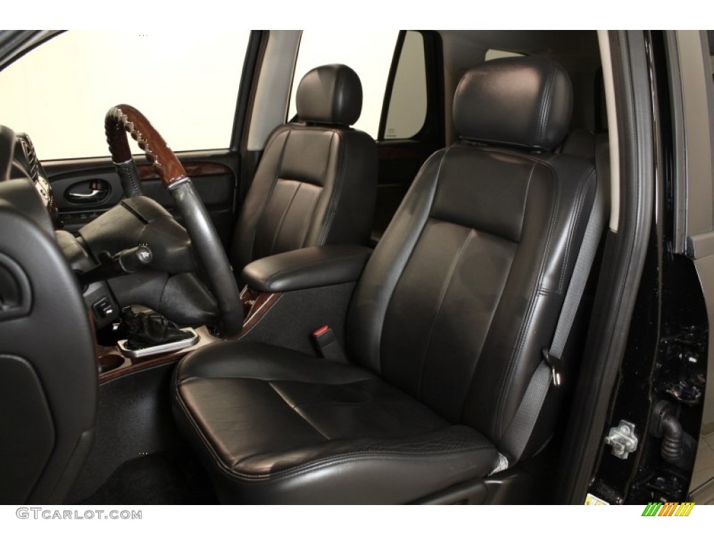 Ebony Interior 2009 GMC Envoy Denali 4x4 Photo #72153718