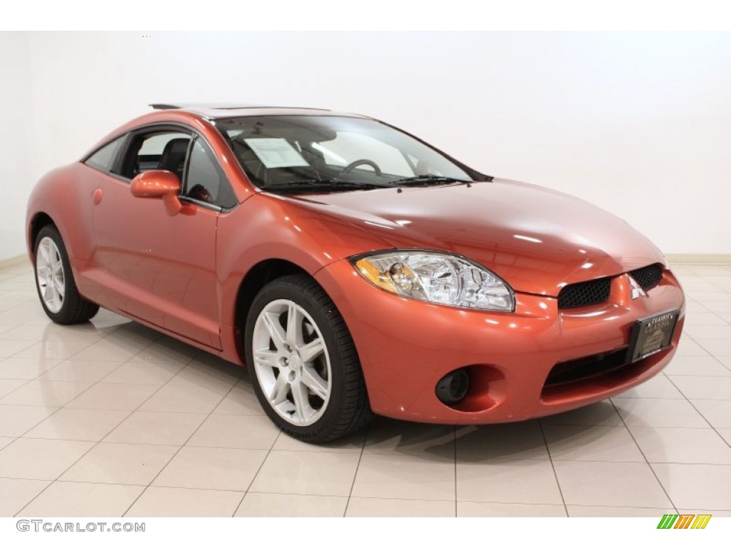2007 Eclipse SE Coupe - Sunset Pearlescent / Dark Charcoal photo #1