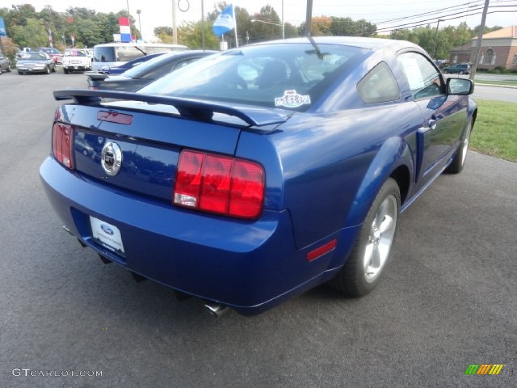 2008 Mustang GT Premium Coupe - Vista Blue Metallic / Charcoal Black/Dove photo #1