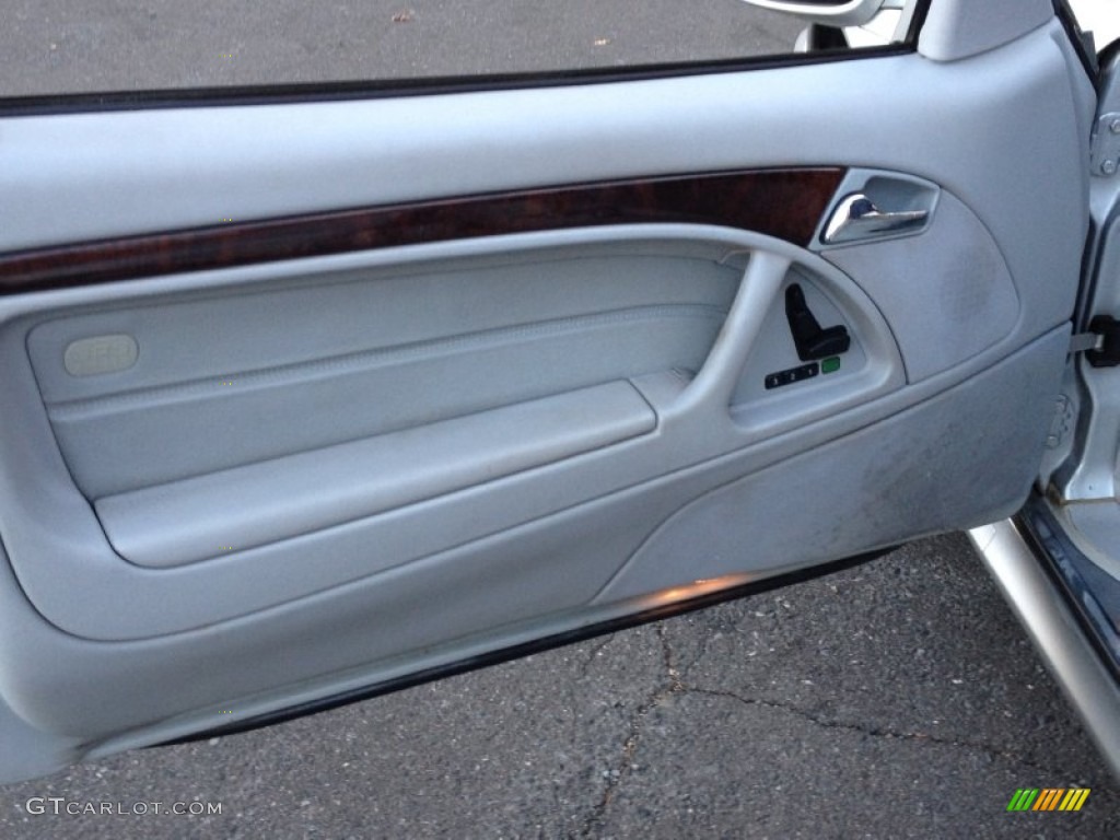 2000 Mercedes-Benz SL 500 Roadster Ash Door Panel Photo #72155316