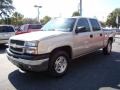 2005 Silver Birch Metallic Chevrolet Silverado 1500 Z71 Crew Cab 4x4  photo #4