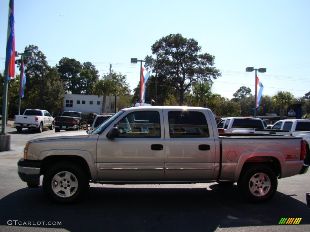 2005 Silverado 1500 Z71 Crew Cab 4x4 - Silver Birch Metallic / Dark Charcoal photo #5