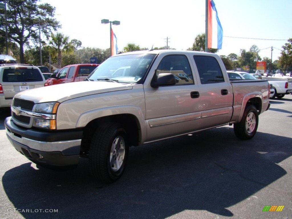 2005 Silverado 1500 Z71 Crew Cab 4x4 - Silver Birch Metallic / Dark Charcoal photo #28