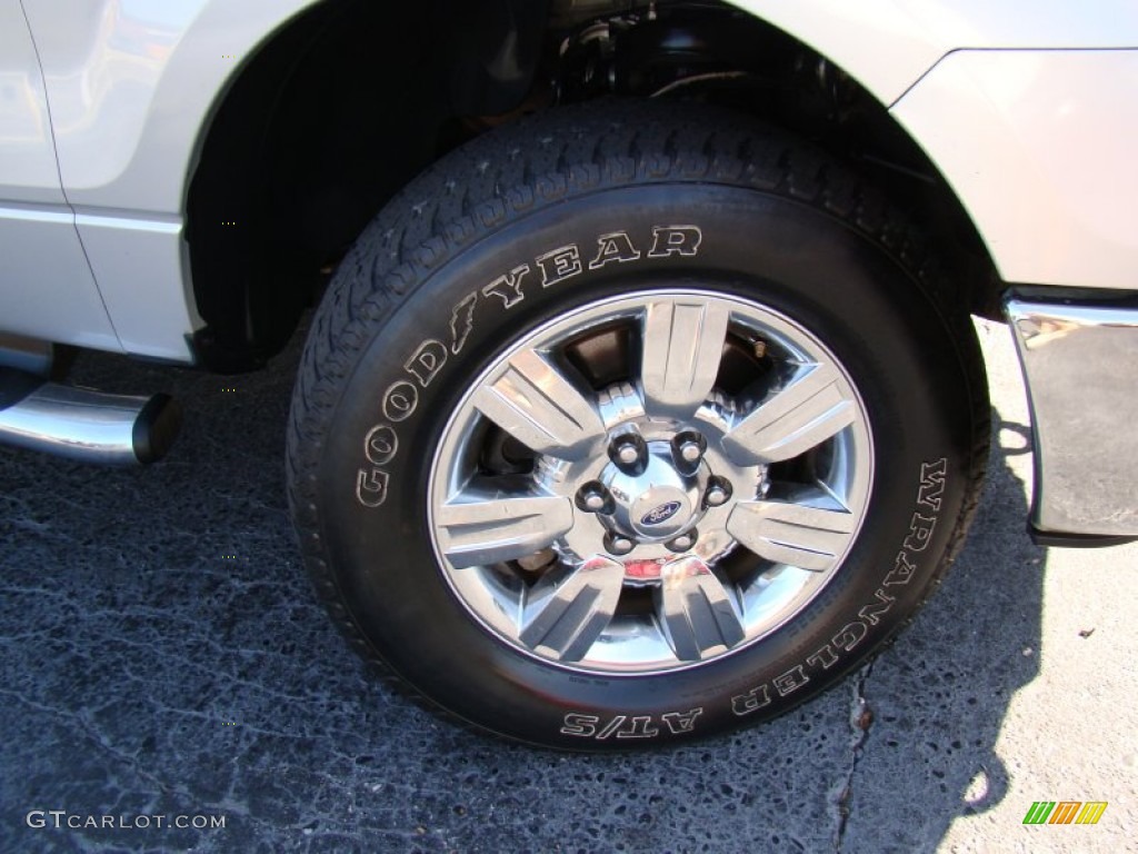 2010 F150 XLT SuperCrew 4x4 - Ingot Silver Metallic / Medium Stone photo #24