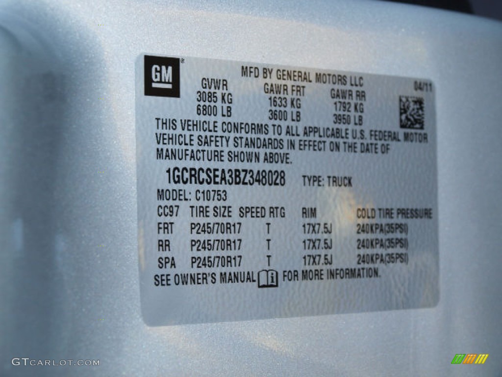 2011 Silverado 1500 LT Extended Cab - Sheer Silver Metallic / Ebony photo #17