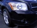 2009 Brilliant Black Crystal Pearl Dodge Caliber R/T  photo #2