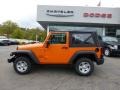 2013 Crush Orange Jeep Wrangler Sport 4x4  photo #2