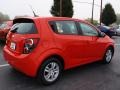 2012 Inferno Orange Metallic Chevrolet Sonic LS Hatch  photo #3