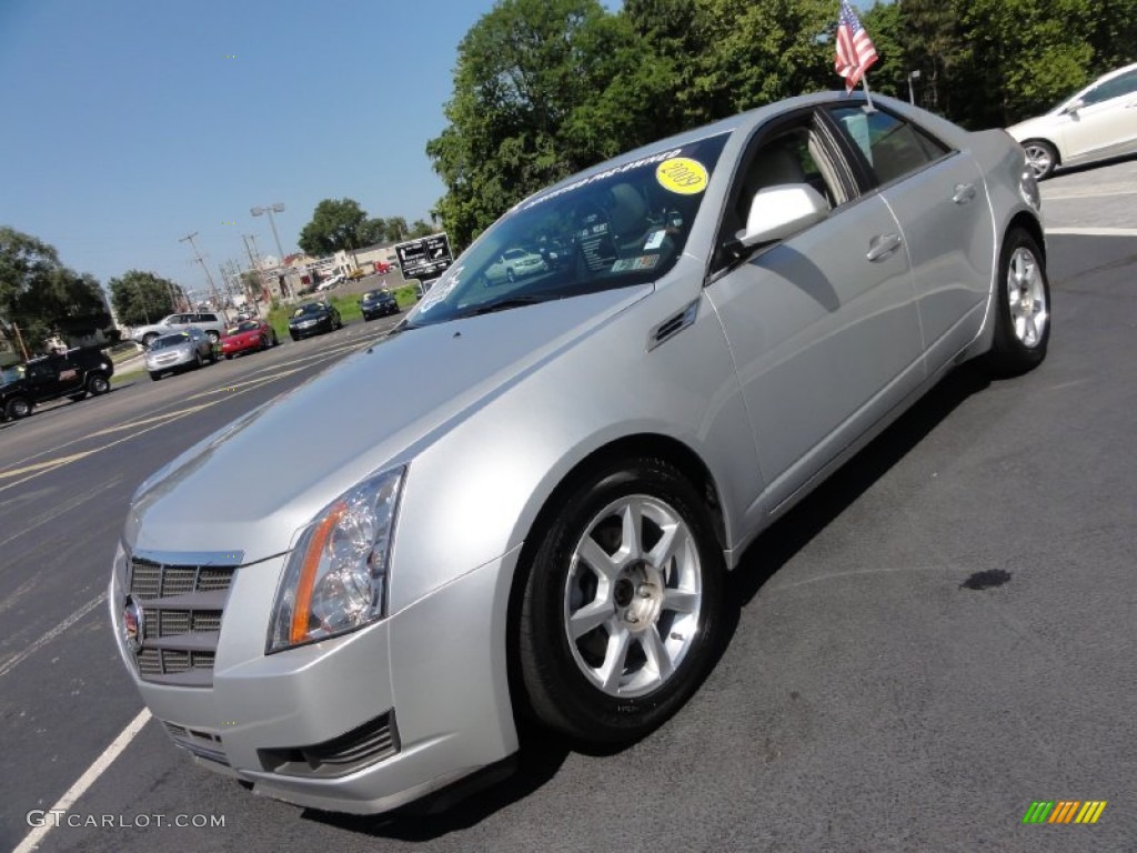 2009 CTS 4 AWD Sedan - Radiant Silver / Light Titanium/Ebony photo #3