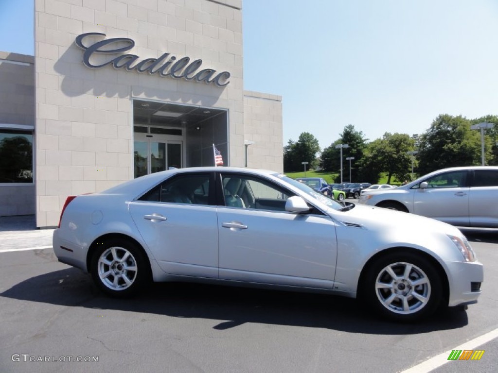 2009 CTS 4 AWD Sedan - Radiant Silver / Light Titanium/Ebony photo #7