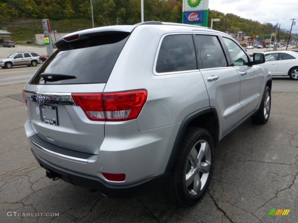 2013 Grand Cherokee Limited 4x4 - Bright Silver Metallic / Black photo #5