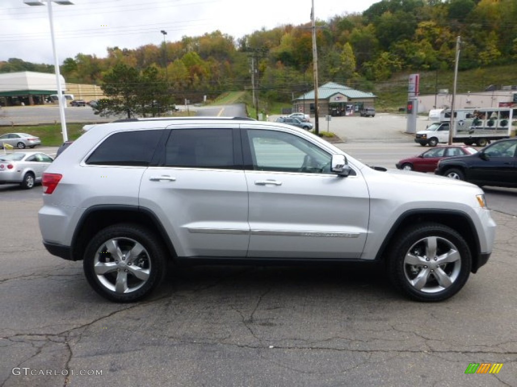 2013 Grand Cherokee Limited 4x4 - Bright Silver Metallic / Black photo #6
