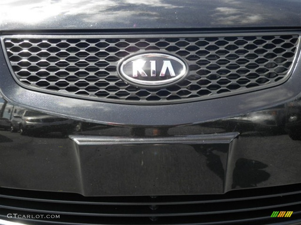 2008 Rio LX Sedan - Black / Gray photo #5