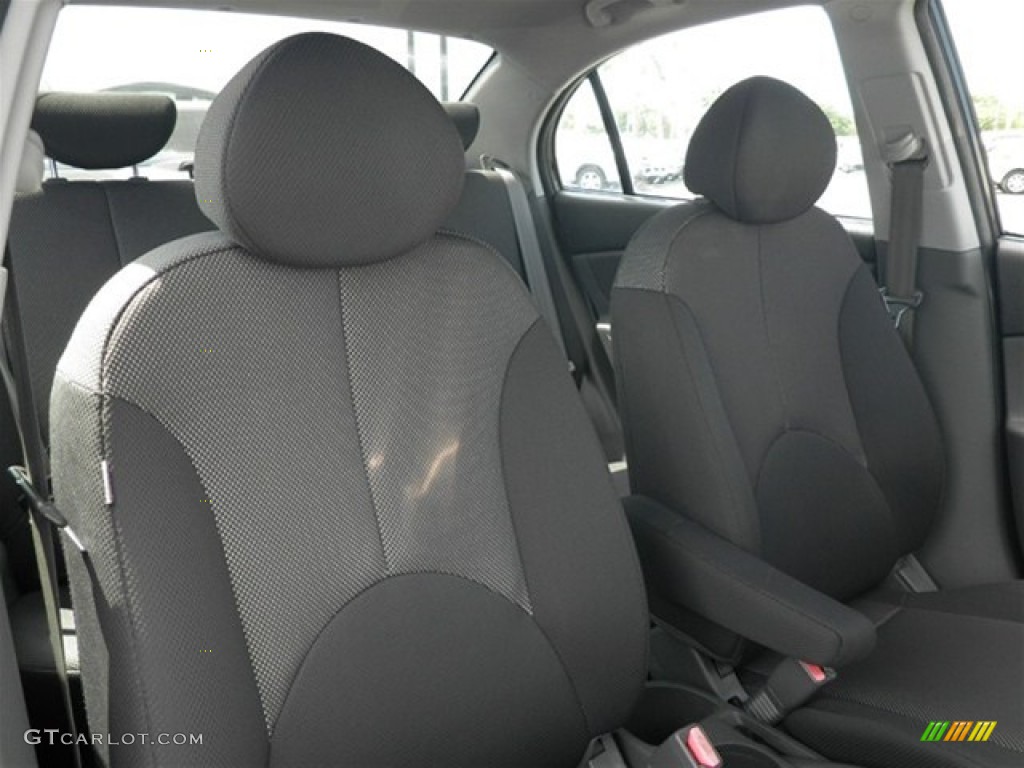 2008 Rio LX Sedan - Black / Gray photo #21