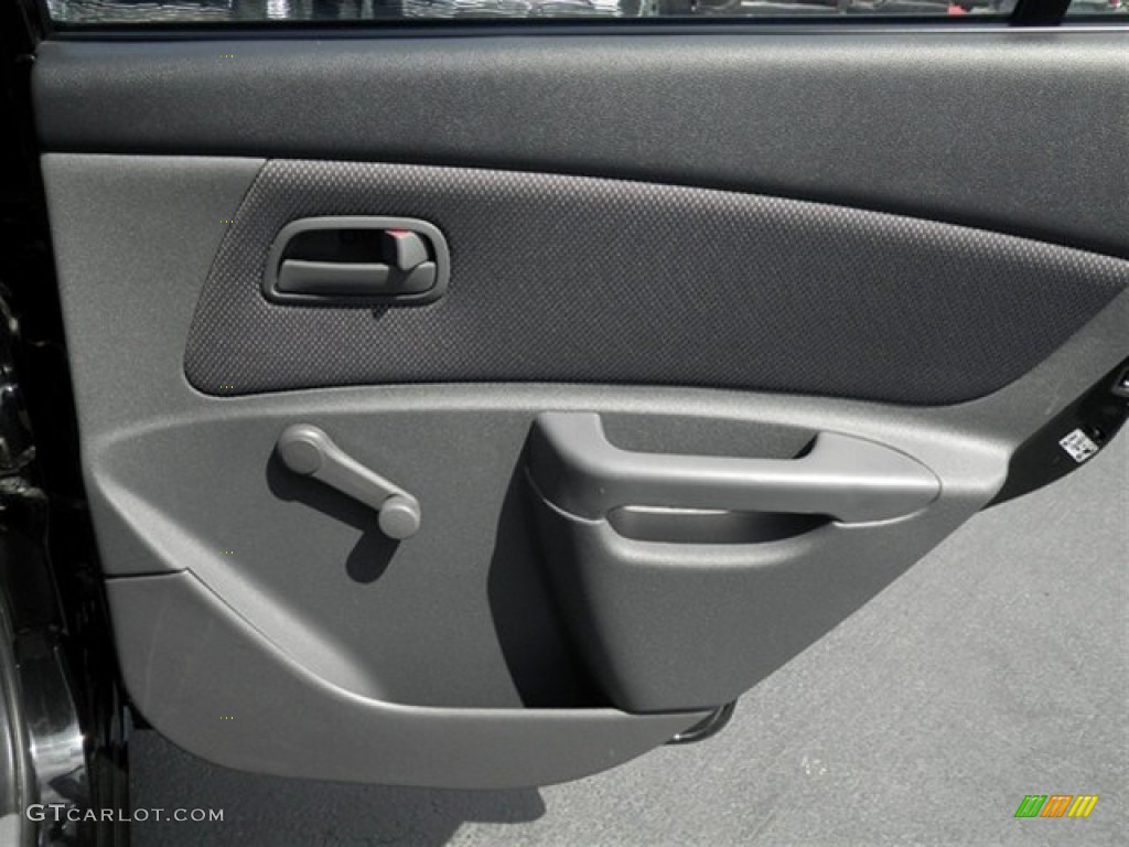 2008 Rio LX Sedan - Black / Gray photo #23