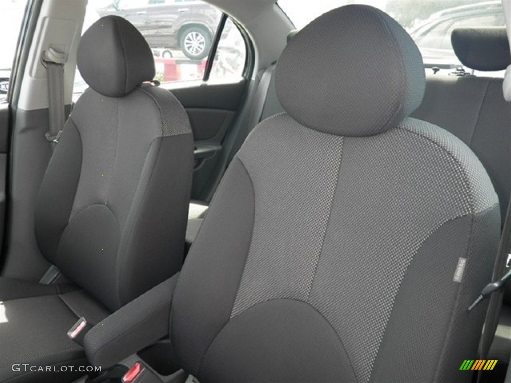 2008 Rio LX Sedan - Black / Gray photo #28