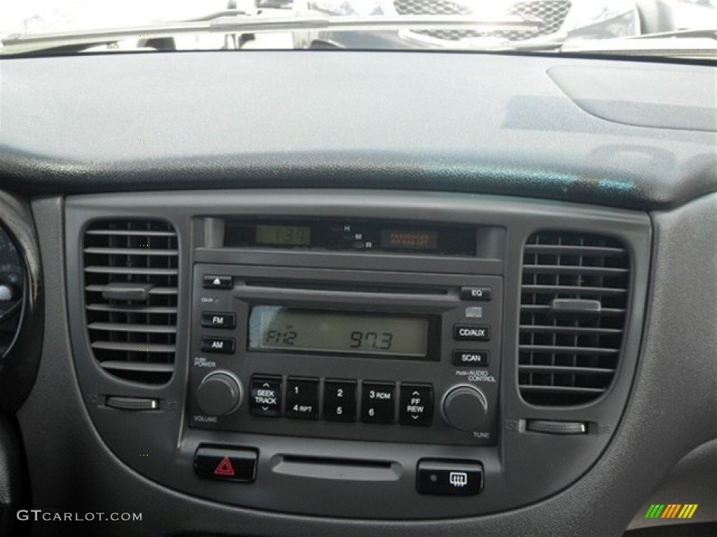 2008 Rio LX Sedan - Black / Gray photo #36
