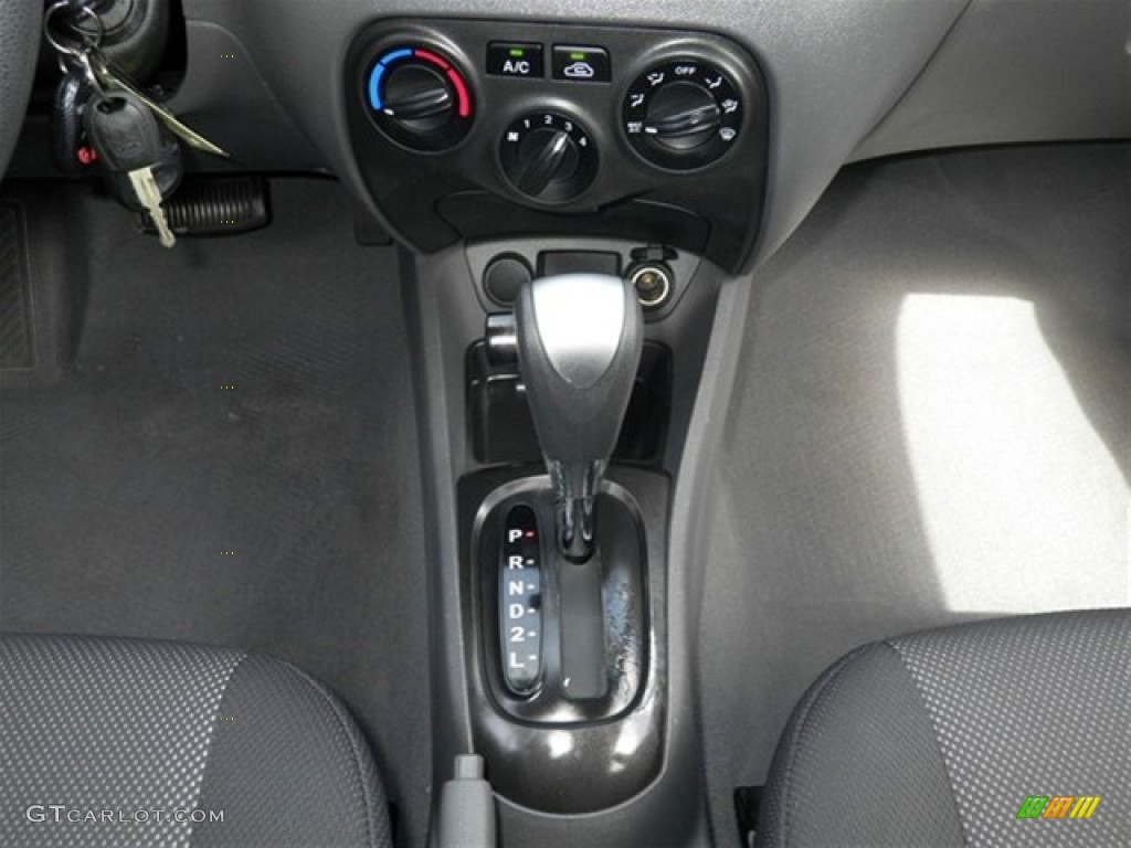 2008 Rio LX Sedan - Black / Gray photo #37