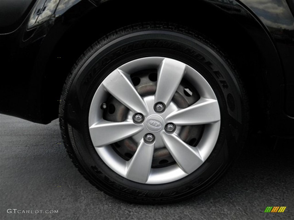 2008 Rio LX Sedan - Black / Gray photo #39
