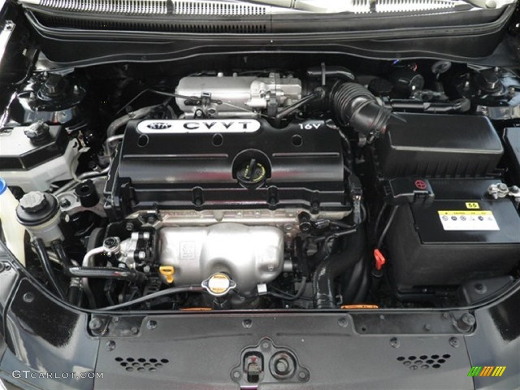 2008 Rio LX Sedan - Black / Gray photo #41