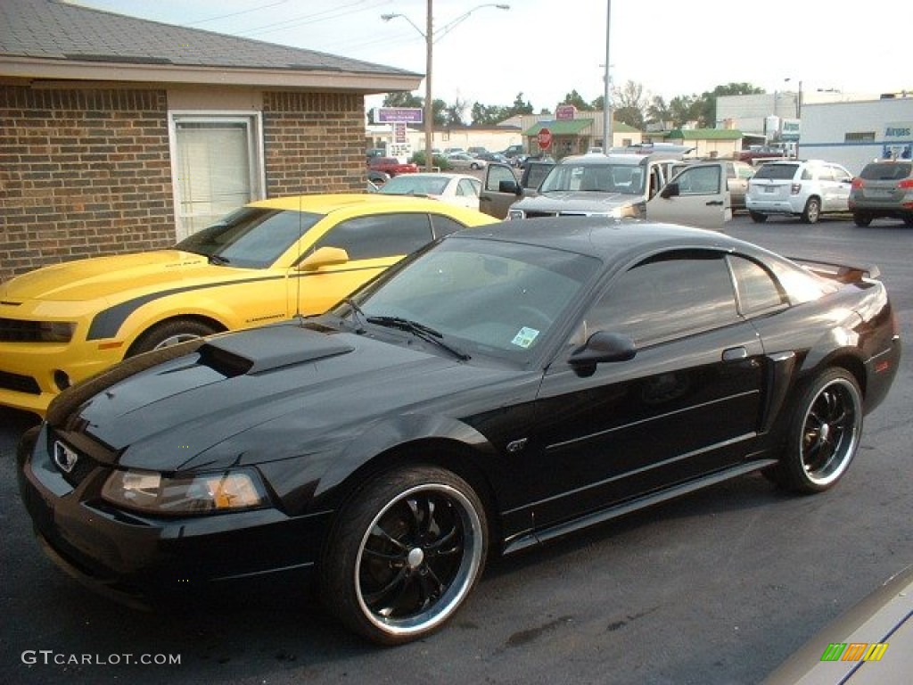 2002 Mustang GT Coupe - Black / Dark Charcoal photo #5