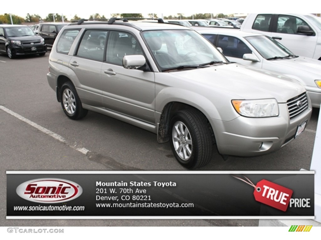 2007 Forester 2.5 X Premium - Crystal Gray Metallic / Graphite Gray photo #1