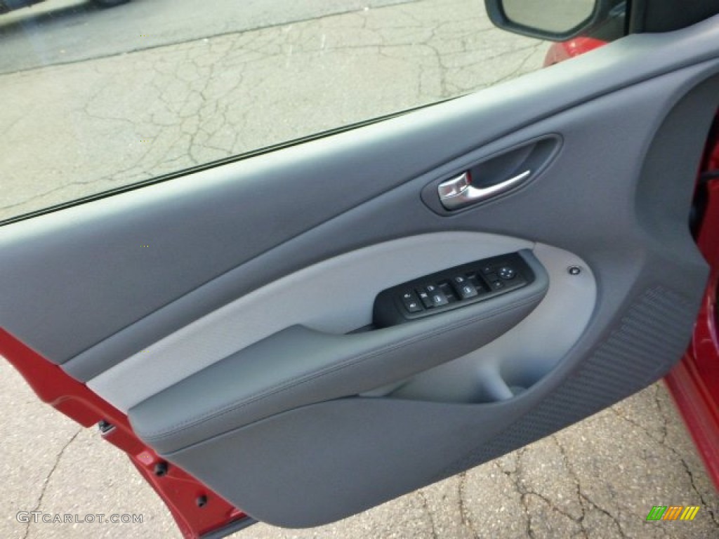 2013 Dodge Dart Rallye Black/Light Diesel Gray Door Panel Photo #72165174