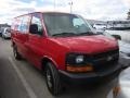 Victory Red 2005 Chevrolet Express 2500 Cargo Van
