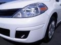 2011 Fresh Powder White Nissan Versa 1.8 S Sedan  photo #8